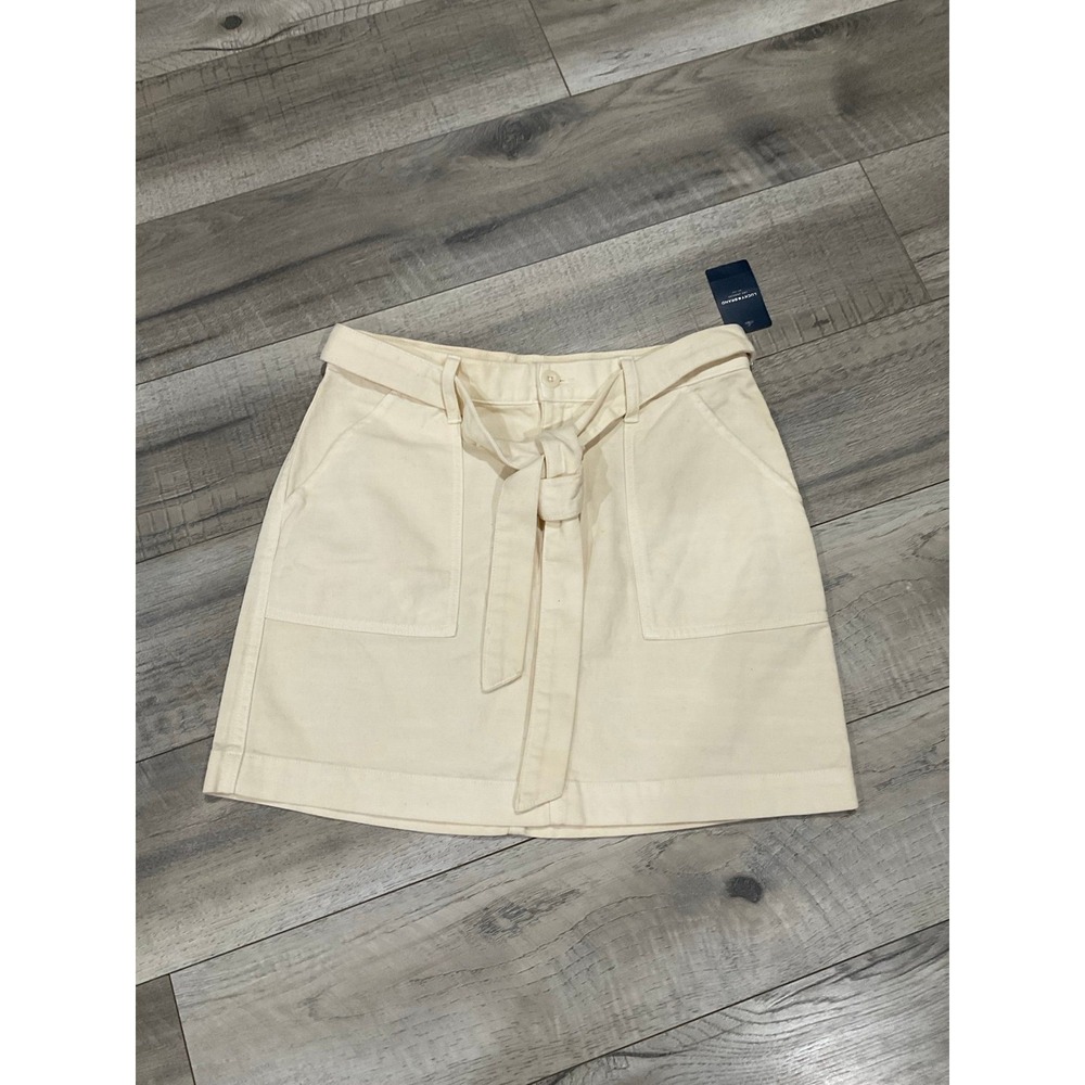 Brand new size‎ 4 / 27 Lucky brand skirt cream white